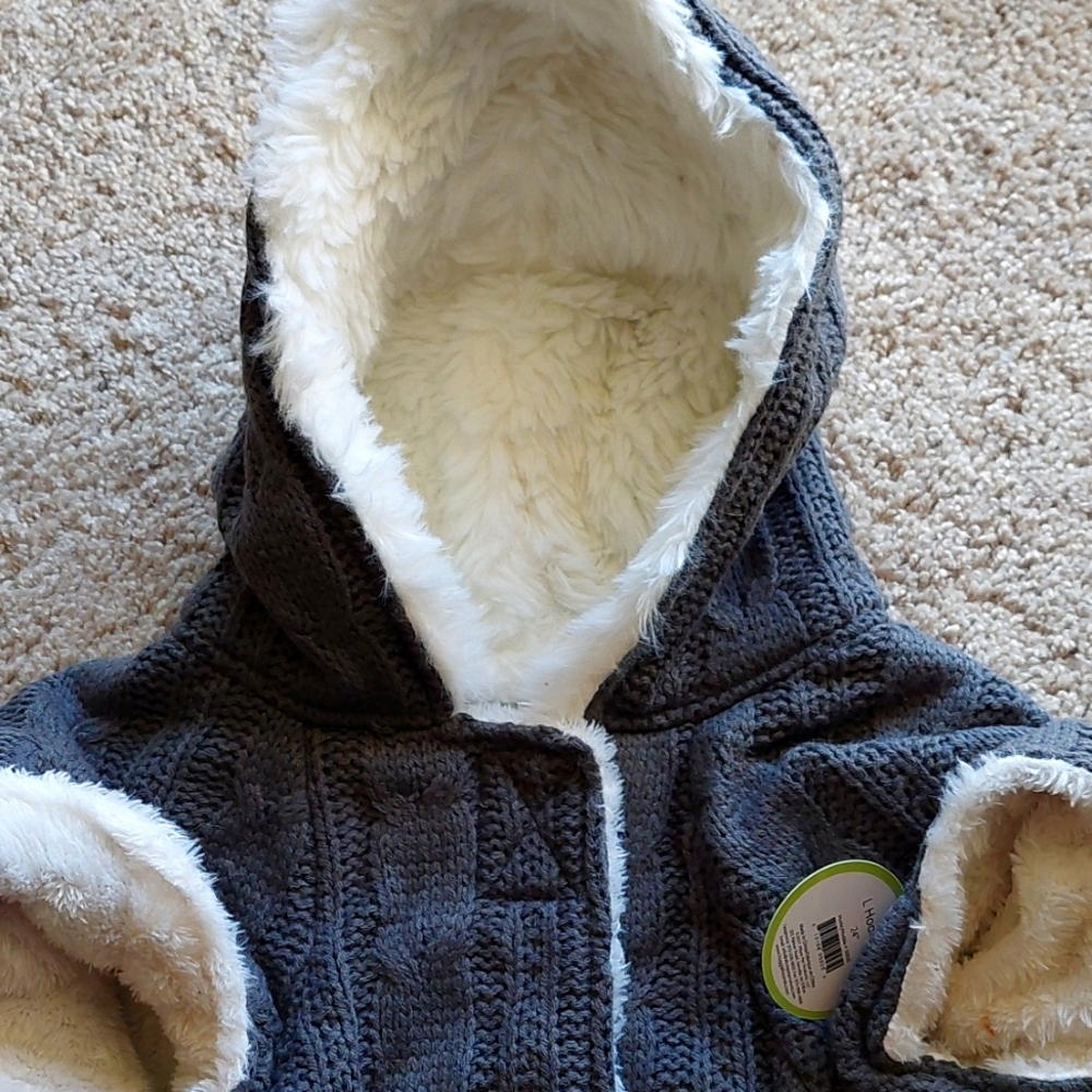 Huggle Hounds Cable Knit Dog Jacket - L - Picture 2 of 13